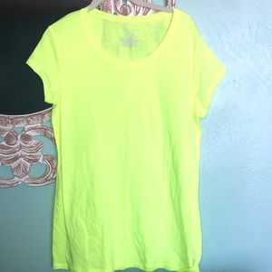 Neon yellow shirt